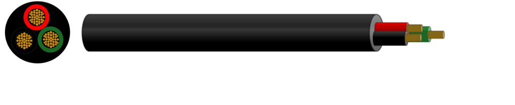 3 Core BS6862 Automotive PVC Cable