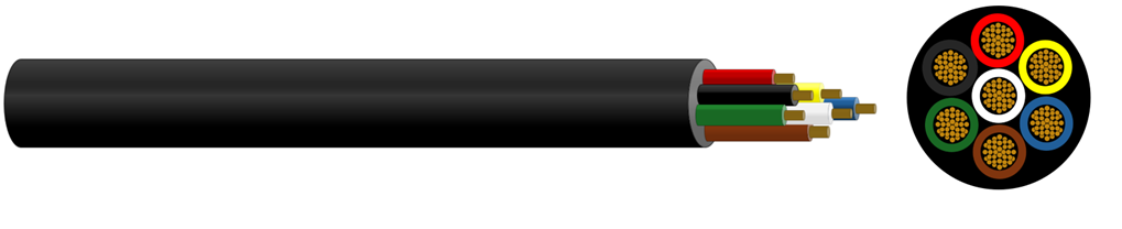 3 Core FLRY-B High Temp Thinwall Cable
